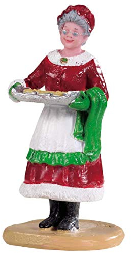Lemax- Figurine du Père Noël : Mrs Claus Cookies, 92759