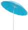 LOLAhome Parasol Inclinable para Jardín o Terraza. Sombrilla Azul con Varillas Flexibles de Fibra de Carbono y mástil de Aluminio de Ø 250 cm