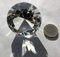 FAIRY TAIL & GLITZER FEE Glasdiamant Kristallglas 5 cm Diamant Brillant Dekodiamant Glas (Klar)