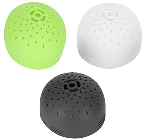 Mini Colador de 3 Piezas, Filtro de Latas de Silicona Multiusos, Colador de Mini Latas de 2,9 Pulgadas, Colador Pequeño de Bayas, Coladores de Alimentos, Utensilios de Cocina para Cocina (gris, Verde,