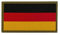 Café Viereck ® Bundeswehr Germany Deutschland Flaggen Patch Hoheitsabzeichen - 5 x 3 cm gewebt mit Klett 1 Stück