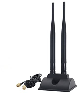 Namvo WiFi & Bluetooth Antenna, 2.4G/5.8G Dual-Band, 10dBi Gain, Magnetic Base