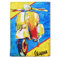KUSTOM ART Magnet (Magnet) Serie Scooter Vespa Vintage Stil für Kühlschrank/Garage/Bar, Druck auf Holz 10 x 6 cm
