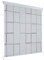ZEYUAN Store Roulant de Douche 80x240 cm Carré,Rideau Salle De Bain,Rideaux Douche