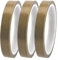 YIXISI 3 PCS PTFE Tape/Teflon Tape, High Temperature Adhesive Tape, PTFE Coated Fiberglass Teflon Tape, Vacuum Machine Sealer Tape, for Vacuum Hand Impulse Sealers (13mm x 10m)