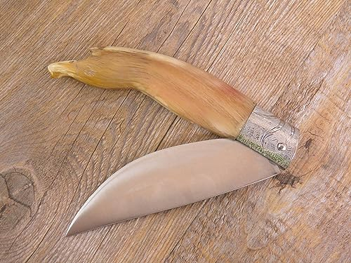 Generico Coltello Artigianale Arburesa Manico Intagliato con Aquila Reale 24 cm Lama da 11cm sardo art2