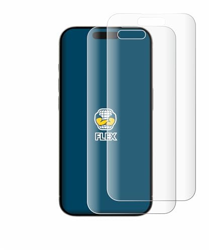 BROTECT Schutzfolie für Apple iPhone 15 | 2 Stück Transparenter Displayschutz Made in Germany Klare Full-Screen Folie Full-Cover 3D Curved Montage Kit