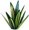 Fulenyi 55cm Tequila Rustikale Skulptur Handbemalte Metall Agave Gartenstecker Pflanze Wohnkultur Gartenfigur Outdoor Yard Dekorationen Pfähle Rasen