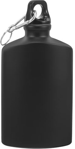Toddmomy Récipient à eau de camping – Bouteille de cantine étanche, tasse plate, bouteille de voyage en alliage d'aluminium à l'ancienne