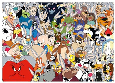 Ravensburger WB Looney Tunes Challenge 1000 Teile Puzzle für Erwachsene - 12000409 - Handwerkliches Werkzeug, Made in Germany, jedes Teil zusammen