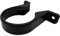 Duraplast UK™ Black Universal Waste Pipe Clip 50mm for Solvent or Pushfit Pipe | Secure & Durable PVC Bracket for Waste Pipe Support | Pack of 10 | for Plumbing & Bathrooms | Easy Installation