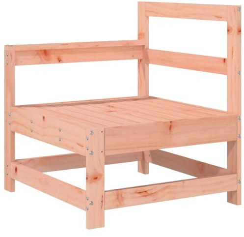 vidaXL Garten Ecksofa, Modular Gartenmöbel, Sofa Lounge Sessel für Garten Terrasse Balkon, Gartensofa Gartensessel, Massivholz Douglasie