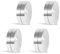 4 Stück 30mm Töpfer Werkzeug, Trimmspinner aus Aluminiumlegierung Mini Töpferscheibe Zubehör Keramik Werkzeuge Wurfrad Spinner Keramik Polymer Ton Spinner für Töpferei