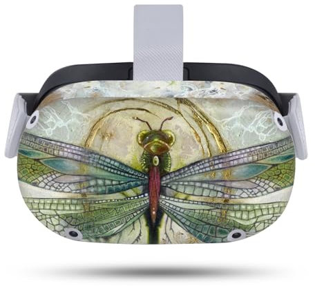 Head Case Designs Offizielle Stephanie Law Seejungfer 2 Kunst Mix Vinyl Haut Aufkleber Abziehbild Abdeckung kompatibel mit Meta Quest 2