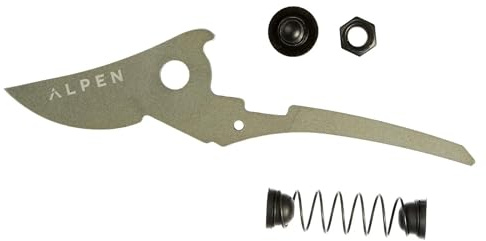 Alpen Swiss Tools - Ersatzklinge Gelbhorn 140/1 – PTFE-beschichtetes Ersatzteil, Rostschutz, Inklusive Feder, Mutter und Schraube, Passend für ALPEN Gartenschere Gelbhorn