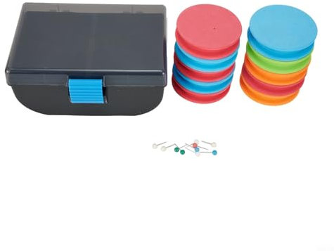 20PCS Fishing Line Foam Spools With Storage Box, ABS EVA Fishing Winding Boards, Fishing Line Storage Holder, Random color