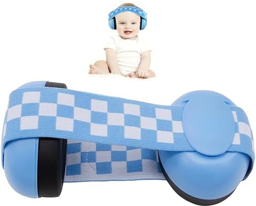 YingErTool Baby Ear Defenders - 21dB, Infant Headphones Noise Cancelling for 0-36 Months, Safe & Soothing Hearing Protection, Ideal for Travel (Blue)