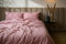 BLUMIS® Bettwäsche Baumwolle 2teilig | Perkal Bettwäsche Set 100% Baumwolle, Öko-Tex Zertifiziert, hochwertig, ganzjährig, atmungsaktiv & pflegeleich (Rosa, 155 x 200 cm | 80 x 80 cm)