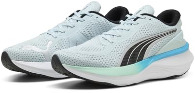 Puma Scend Pro Laufschuh für Herren, Sea Glass Puma Schwarz Puma Silber Mint Melt Speed Blau, 37 EU