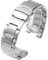 Armband kompatibel mit Casio G-Shock GST-W300/400G B100 S310 S120 S110 W110 Herren Edelstahl Metall Ersatzuhrenarmband Armbandkette(Silver)