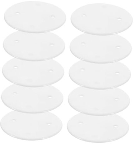 Cabilock 25 Pièces Fil Panneau Encastré Boîtes À Lumière De Plafond Couvercle De Trou De Plafond Plaque De Trou Rond Couvercles De Remplacement Couvercle De Panneau De Fil Couvercle