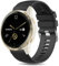 Vancle 18MM Bracelet Compatible pour Garmin Venu 3S/Venu 2S/Garmin Forerunner 265S/255S/255S Femme Homme, Silicone Bracelet pour Garmin Vivoactive 4S/Vivomove 3S (Noir, 18MM)