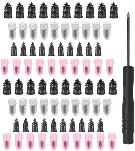 Funngy Clavo de Goma para Neumáticos,40 PCS Repara Pinchazos Coche Clavos de Reparación de Neumáticos de Goma Kit de Reparación de Neumáticos Kit Pinchazos Coche para Moto Coche Camión Bicicleta