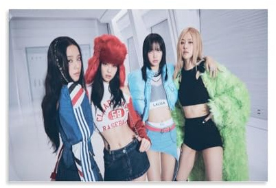 MJCZEGDCR Blackpink Poster;Wandbild Kunstdruck Wand-Dekorationen Mit Eindrucksvollen Farben 16x24inch(40x60cm)