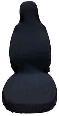Avfpra Autositzbezüge 1 Stück Universal Stretch Auto Sitz Abdeckung Polyester Stoff Elastische Auto Vordersitz Kissen Schutz Abdeckung Auto Sitzbezüge Auto(Schwarz)