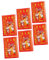 VILLFUL 6 Stück 2023 Chinesischer Kalender, Traditioneller Kalender, Mondkalender 2023, Kleiner Tischkalender, Bürokalender, Traditioneller Mondkalender, Jahreskalender 2023, Chinesischer