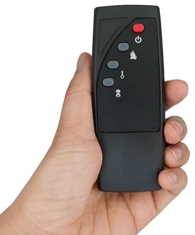 Replacement Remote Control Compatible for Twin Star ClassicFlame Electric Fireplace Heater Remote Controller DFI-550-0 DFI-550-1 DFI-550-41 DFI-550-42 DFI-550-43 DFI-550-44 DFI-550-45 DFI-550-47
