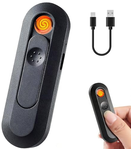 Feuerzeug Elektrisch, Stabfeuerzeug USB Aufladbar Feuerzeug | Wiederaufladbares elektronisches feuerzeug mit USB-Anschluss, Winddicht, flammenlosesFeuerzeug,Vatertagsgeschenk