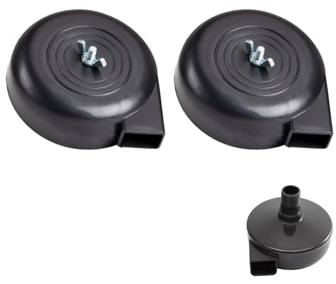 MxSplorion Luftkompressor Schalldämpfer Filter, 2 Stück 16mm 3/8''PT Kompressor Ansaugfilter, Außengewinde Schalldämpfer Luftkompressor für Filterpumpe Luftkompressor Zubehör