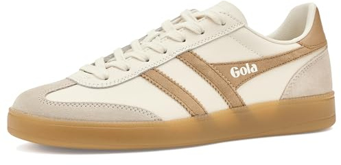 Gola Sneaker Damen Viper Leder Trainer Beige Damen CLB744AC 36