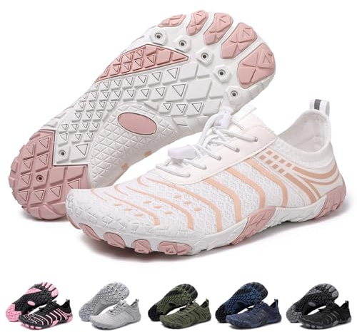 Chaussures Aquatiques Femmes Chaussures de Plage Antidérapantes Chaussures Natation Respirantes Chaussures d'été SéChage Rapide Water Shoes Chaussures de Sport Fitness Barefoot