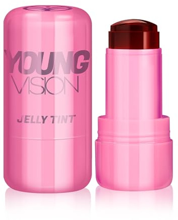 3-in-1 Multi-Use Water Jelly Tint Stick – Jelly blush, Sheer Lip & Cheek Stain, Long-Lasting Moisture, Perfect for Blush, Eyeshadow & Lip Color – Over 1,000 Applications (01#BordeauxBerry)