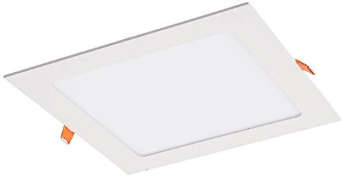 JANDEI - Quadratische und einbaufertige Downlight LED. Weiß. (6000K, 15W). Deckenleuchte, Deckenbeleuchtung, Deckenleuchte Panel, Deckeneinbauleuchte