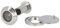 MS Beschläge Türspion Türgucker Sicherheit Feuerschutz-Türblick Haustürspion für Türstärke 55mm - 80mm Glaslinse feuerfest Sichtschutz-Abdeckung Türüberwachung ø14mm (Chrom glänzend)