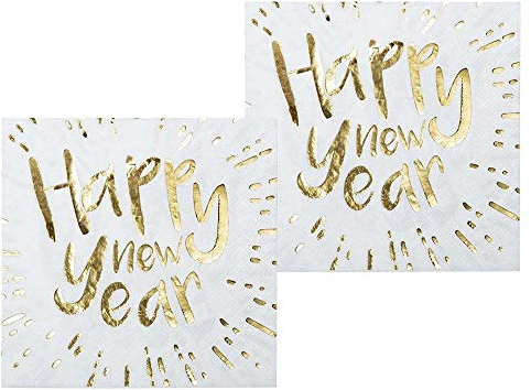 Boland 12 Servietten Happy New Year