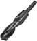 sourcing map Reduced Shank Drill Bit 25mm Black Nitride Coated with 1/2 Inch Straight Shank, High Speed Steel HSS 9341 Twist Drill Bit for Stainless Steel Alloy Metal Plastic