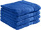 REDBEST Duschtuchset, Frottierset 4er-Pack Chicago Royalblau Größe 70x140 cm - saugstark, strapazierfähig, ideal für Reisen, Sport (weitere Farben)