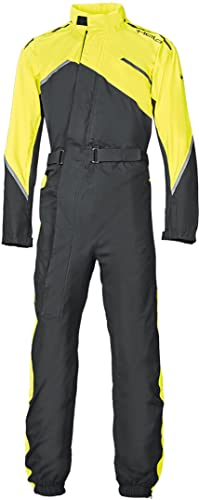 Held Monsun 2 1-Teiler Motorrad Regenkombi, schwarz/gelb, XXXL