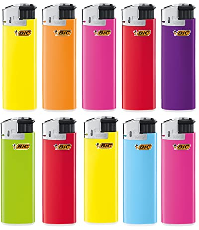 BIC Maxi Elektronik Feuerzeuge inkl. Gummibären von sunmando (10 Stück)