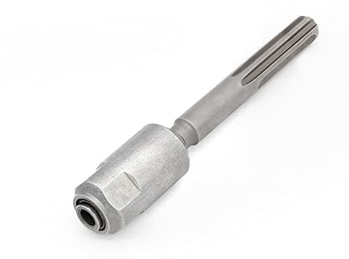 Kyuionty SDS Max auf SDS Plus Adapter, 40Cr Stahl SDS-max auf SDS-Plus Bohrer Konverter Schaft Schnellwerkzeuge für Abbruchhammer, Bohrhammer (Silber)