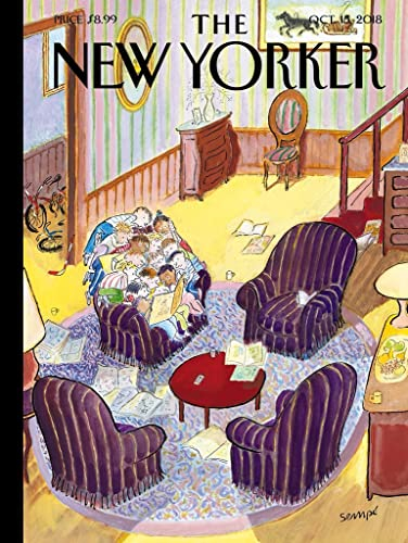 New York Puzzle Company - New Yorker Reading Group - 1000 Piece Jigsaw Puzzle for Adults by Jean-Jacques Sempé