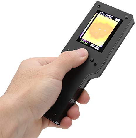 MLX90640 2,4-Zoll-Wärmebildkamera LCD-Display Körpertemperaturdetektor DIY Wärmebildkamera Handtemperaturprüfwerkzeuge Industrielle Instrumentierung