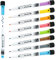 welsberg 8 Farbe Whiteboard Marker Whiteboard Stifte mit Schwamm Magnete und Rundspitze 1-2mm, 2 in 1 Dry Erase Marker für Magnettafel Flipchart, Trocken Abwischbar