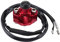GOOFIT 7/8 22mm Guidon 2 Fils CNC Kill Stop Switch Remplacement pour YZ250 YZ450 WR250 WR450 ATV Scooter Quad Mobylette Dirt Bike Rouge