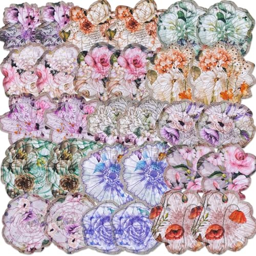 46pcs Aufkleber für Scrapbooking Kleine Scrapbook Aufkleber Set, Journaling Bullet Junk Journal Supplies, Planer, Kid DIY Art Crafts, Laptop, Koffer (Stil-11)