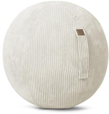 SITTING POINT only by MAGMA Sitzball/Gymnastikball Shara mit Cord-Bezug in beige